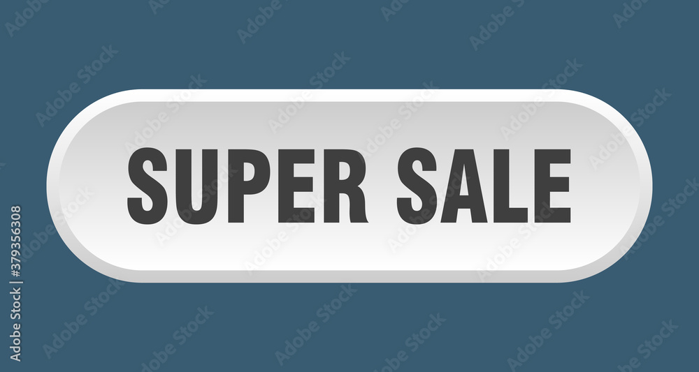super sale button. rounded sign on white background super sale button. rounded sign on white background
