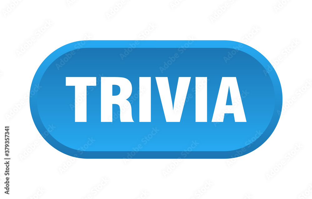 trivia button. rounded sign on white background trivia button. rounded sign on white background