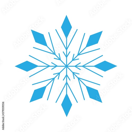  Delightful snowflake isolated on a white background. Winter decor elements for postcards  wrapping paper  banner  magazine and more. Stock vector illustration for decoration and design