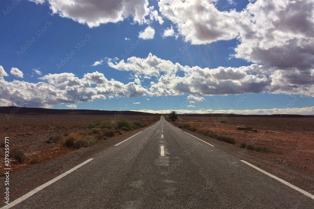 road trip in moroccan desert