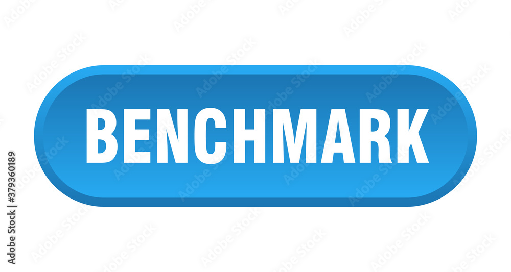benchmark button. rounded sign on white background benchmark button. rounded sign on white background