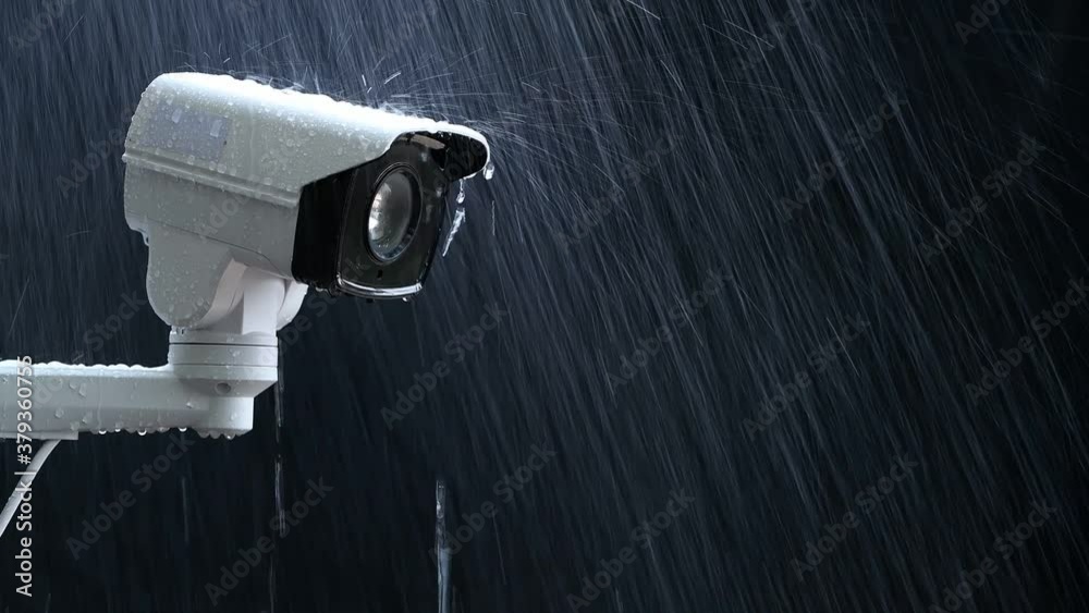 IP camera show worked under pan tilt to observe around security area from home security system