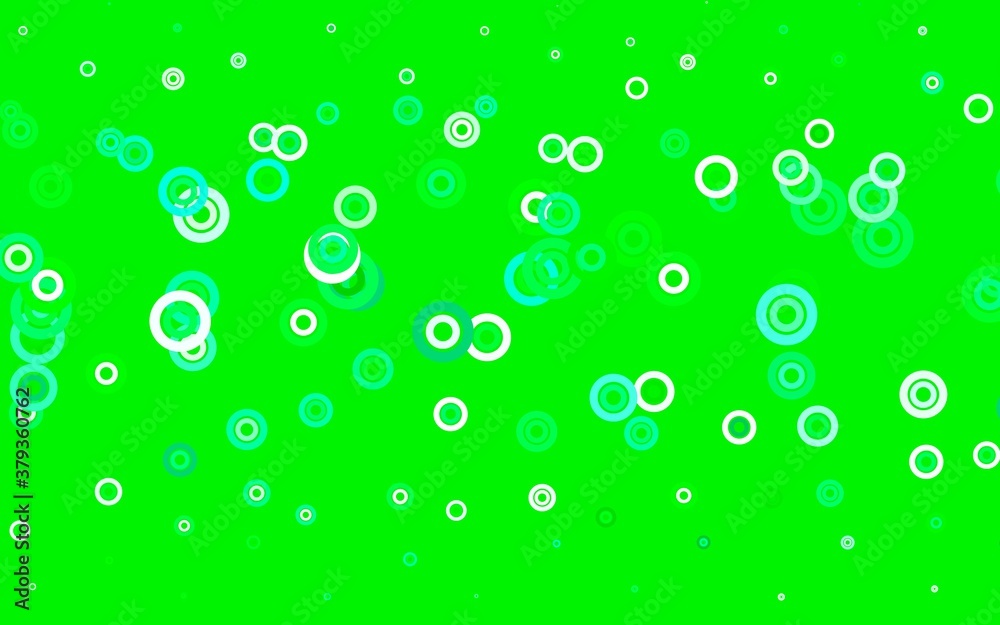 Light Green vector background with bubbles. Light Green vector background with bubbles.