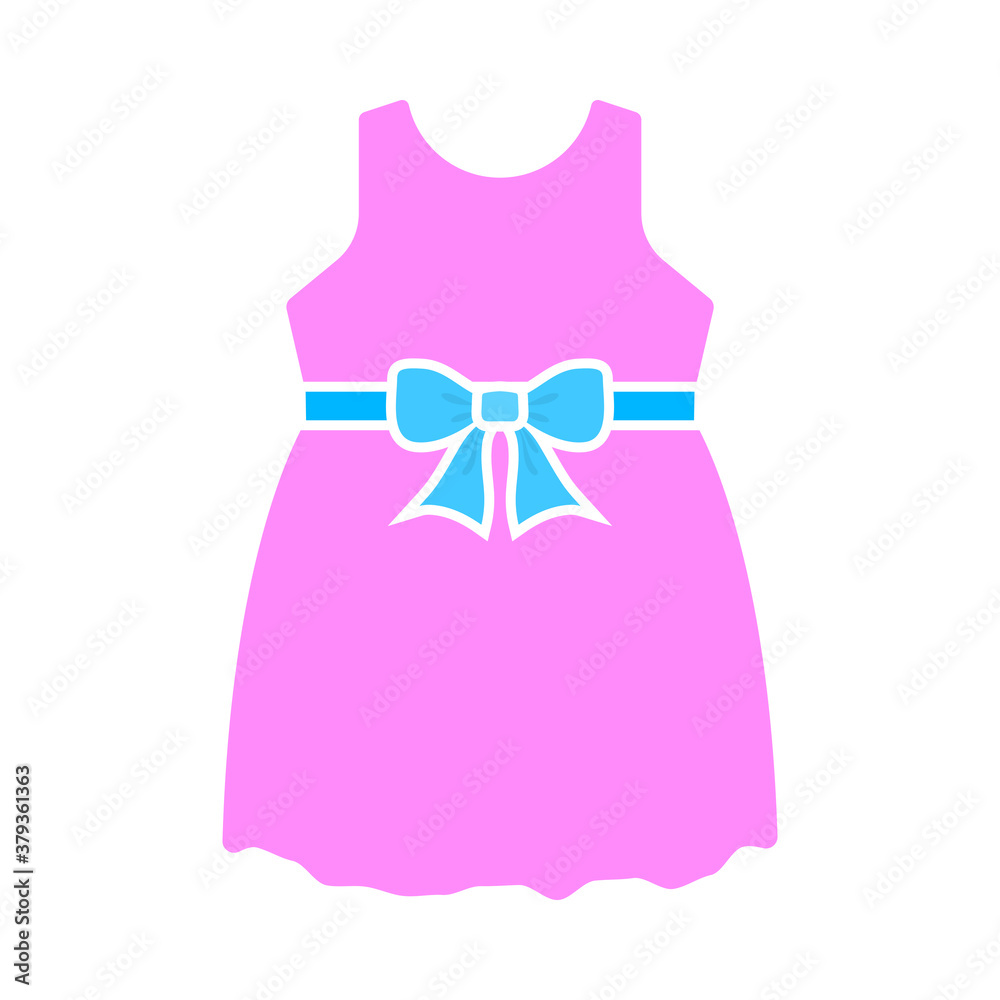 Baby Girl Dress Icon Baby Girl Dress Icon