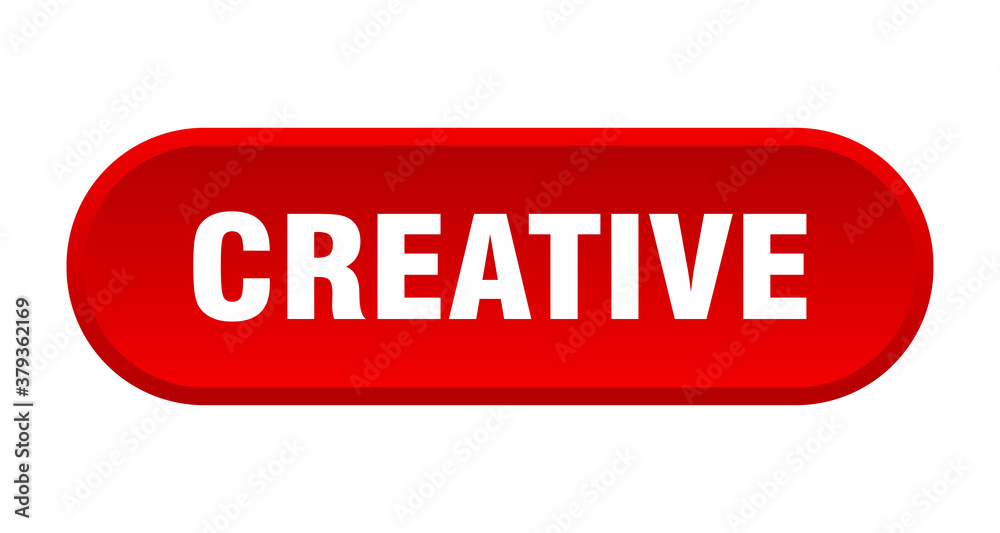 creative button. rounded sign on white background creative button. rounded sign on white background