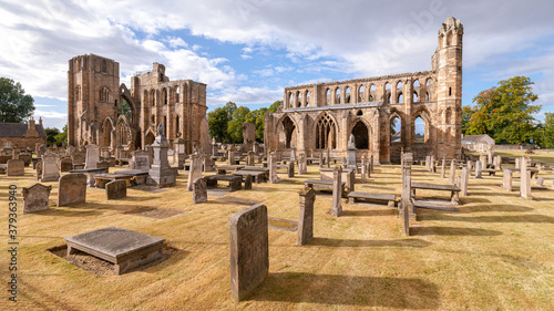 Elgin Cathedral - A historic ruin in Elgin (Moray) in north-east Scotland photo