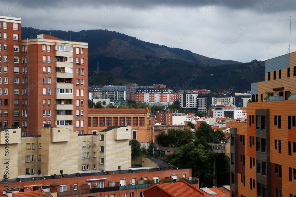 Building in a neighborhood in Bilbao