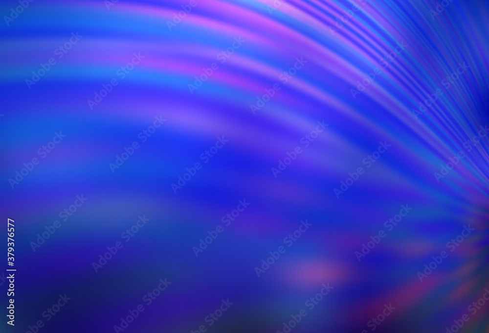 Fototapeta premium Light BLUE vector abstract blurred background.