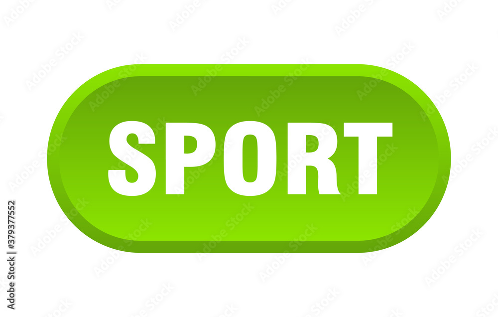 sport button. rounded sign on white background sport button. rounded sign on white background
