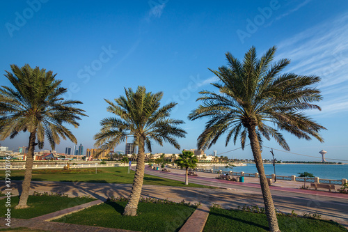 Wonderful Morning view in Al khobar Corniche - Al- Khobar  Saudi Arabia.
