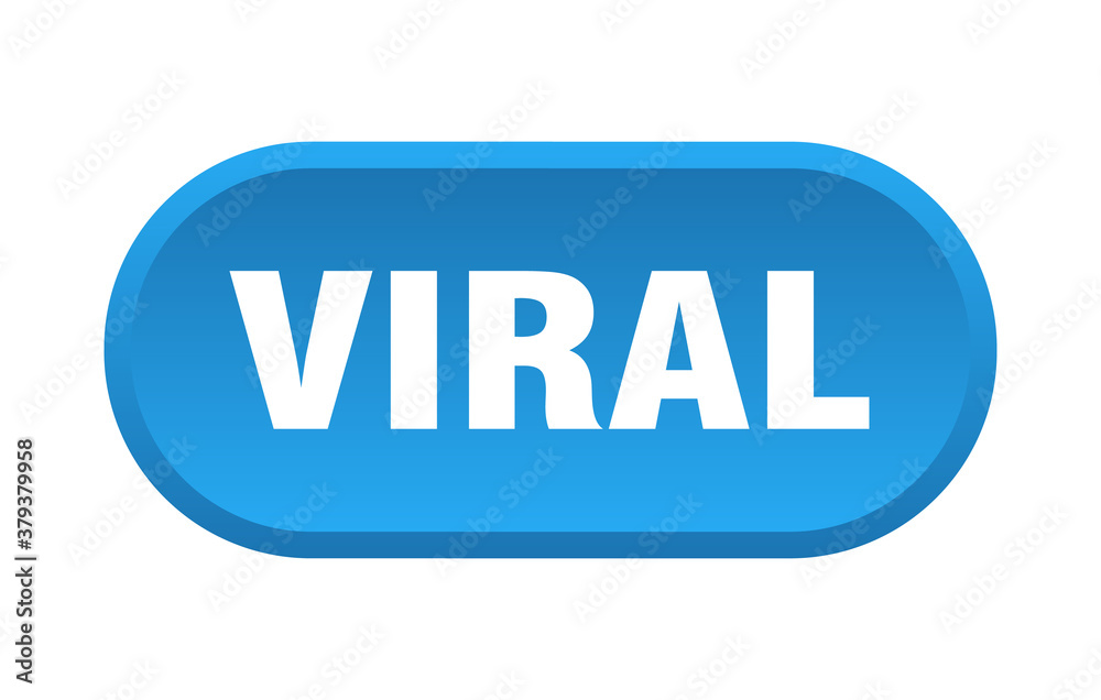 viral button. rounded sign on white background viral button. rounded sign on white background
