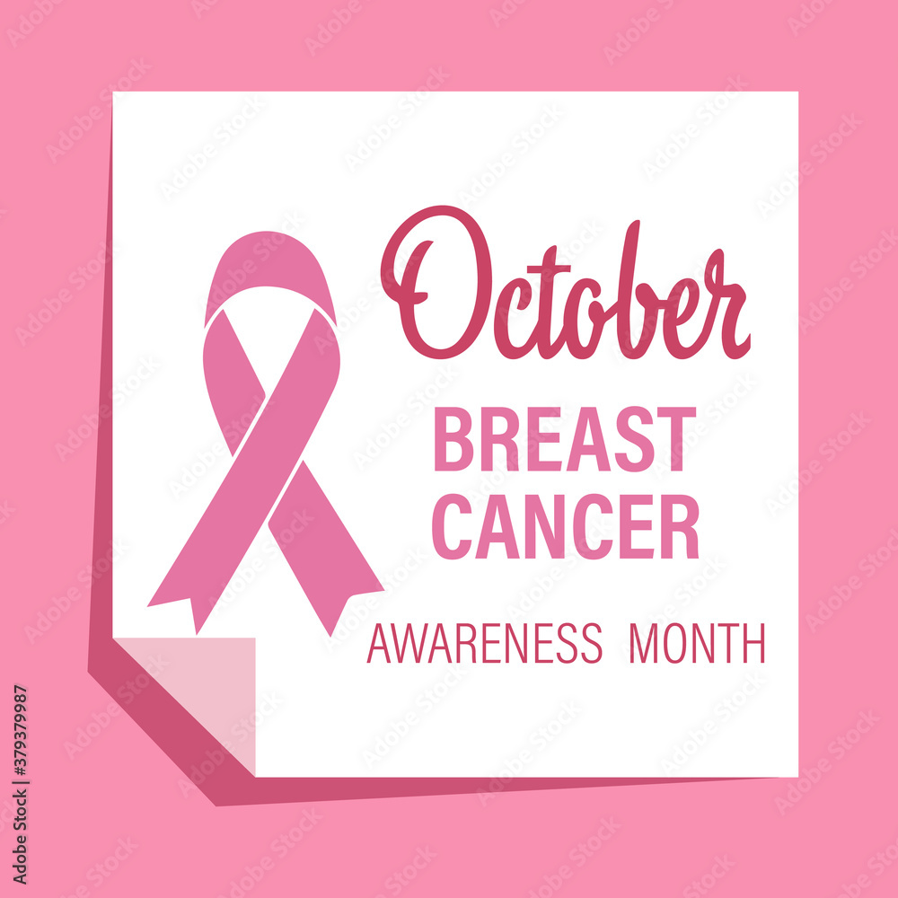 Breast cancer awareness feed. Design and illustrations. Breast cancer awareness feed. Design and illustrations.
