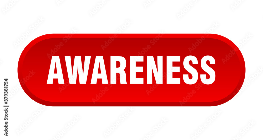 awareness button. rounded sign on white background awareness button. rounded sign on white background