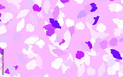 Light Pink vector backdrop with memphis shapes.