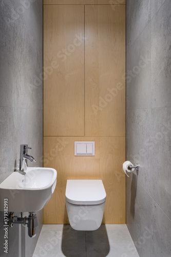 Simple bathroom with toilet