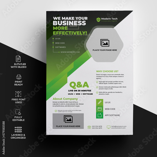 Corporate Business Flyer
 (ID: 379383588)