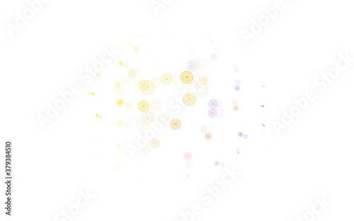 Light Brown vector backdrop with dots. © smaria2015