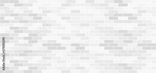 Abstract empty background brick wall view Funny vector block stone icons or signs for texture banner or wallpaper Urban home place or office interiors and floor side Color stripes white gray or black photo