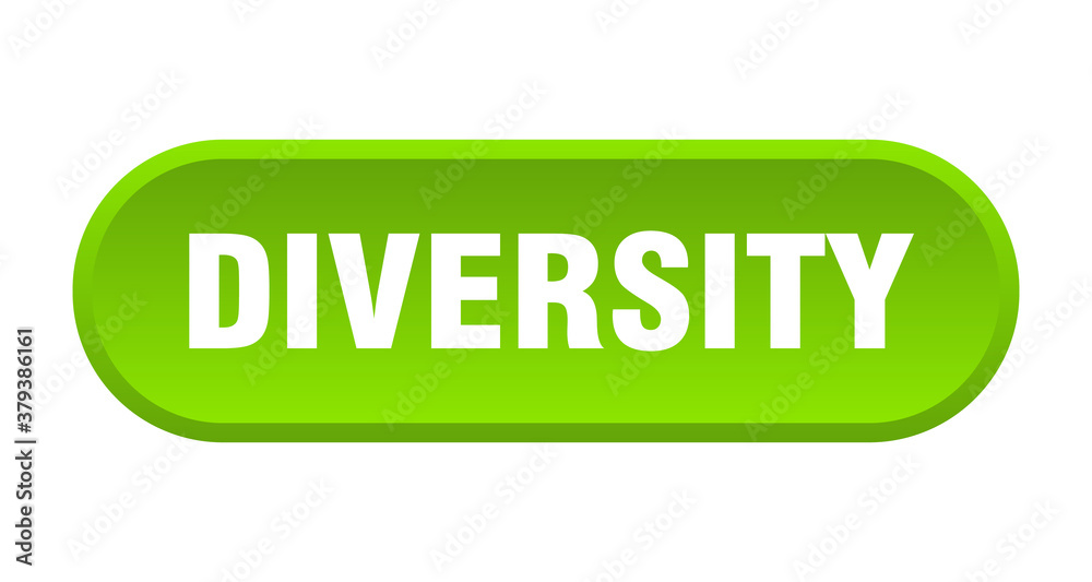 diversity button. rounded sign on white background diversity button. rounded sign on white background