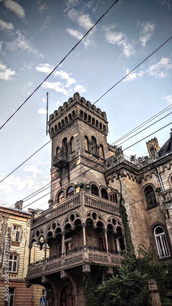 Beautiful tower in Lviv.