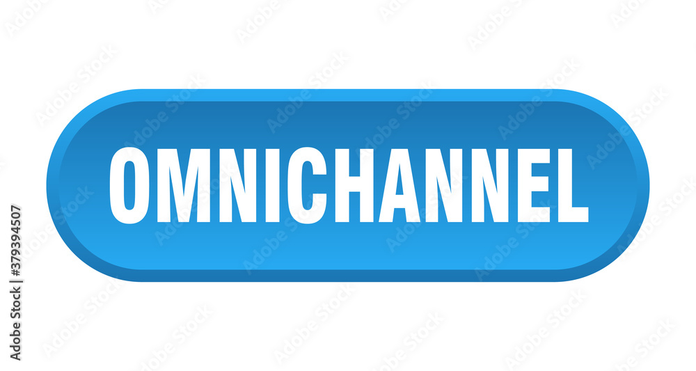 omnichannel button. rounded sign on white background omnichannel button. rounded sign on white background