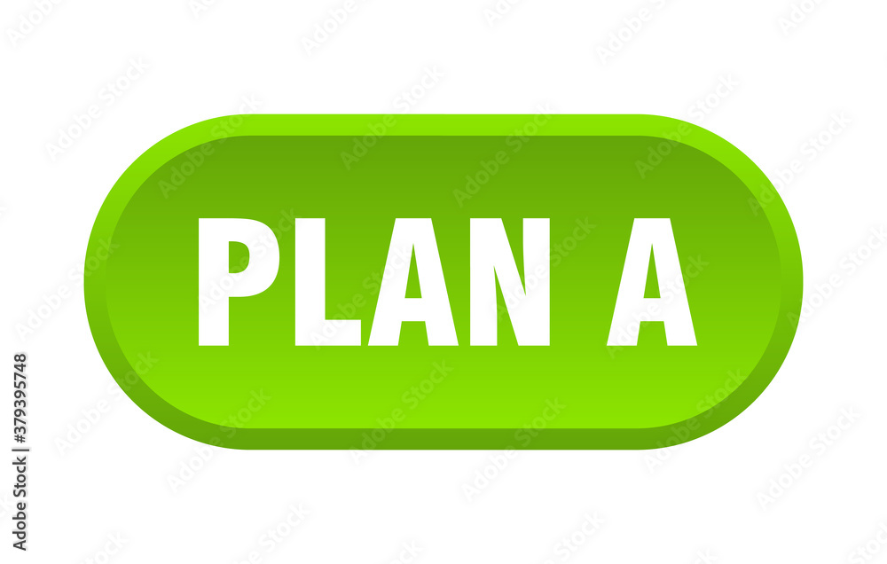 plan a button. rounded sign on white background plan a button. rounded sign on white background
