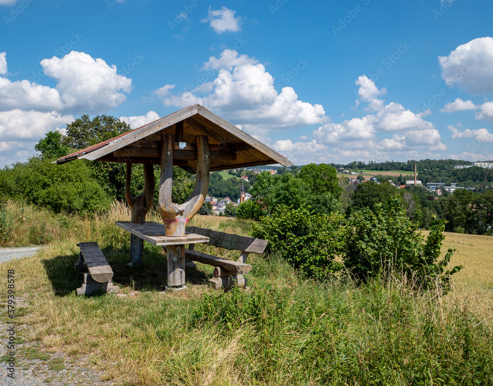 Rastplatz im landschaftlichen Vogtland 