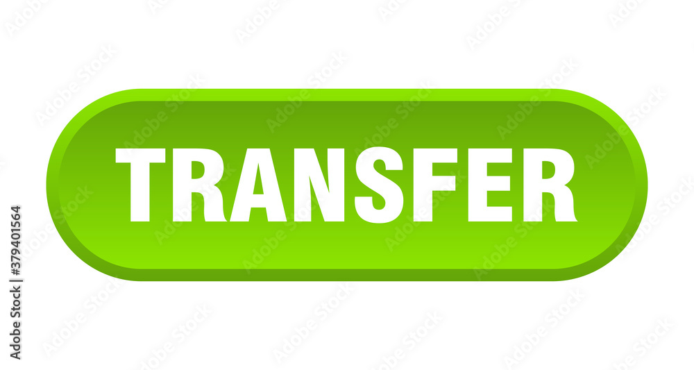 transfer button. rounded sign on white background transfer button. rounded sign on white background