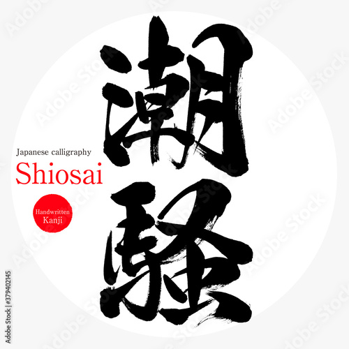 潮騒・Shiosai（筆文字・手書き） photo