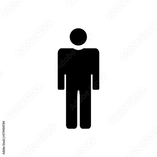 Toilet Men And Woman Sign Flat Icon Design Vector Template Illustration