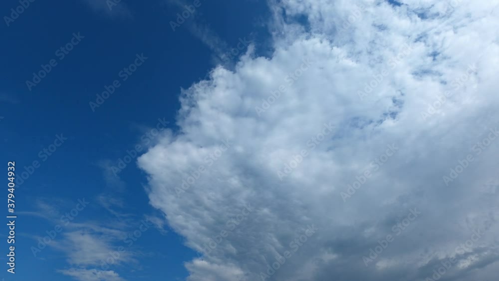 Dark blue sky before rain. Timelapse of a beautiful cloudy sky. Dark blue sky before rain. Timelapse of a beautiful cloudy sky.