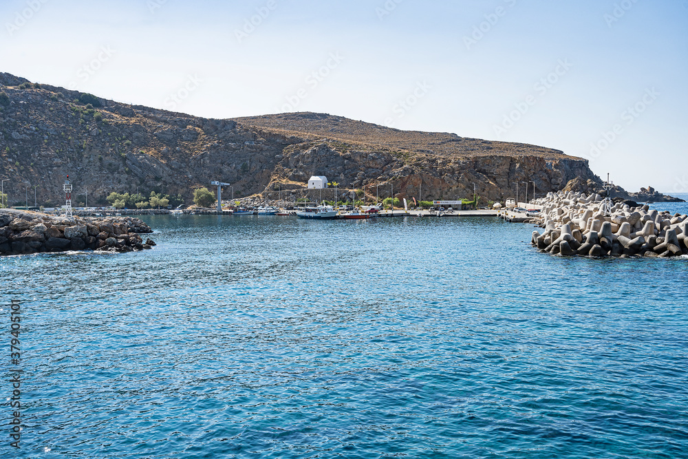 Hafen von Chora Sfakion, Südküste Kretas, Griechenland