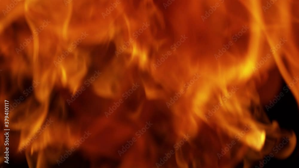 Super slow motion of fire blast isolated on black background. Filmed on high speed camera, 1000 fps Super slow motion of fire blast isolated on black background. Filmed on high speed camera, 1000 fps