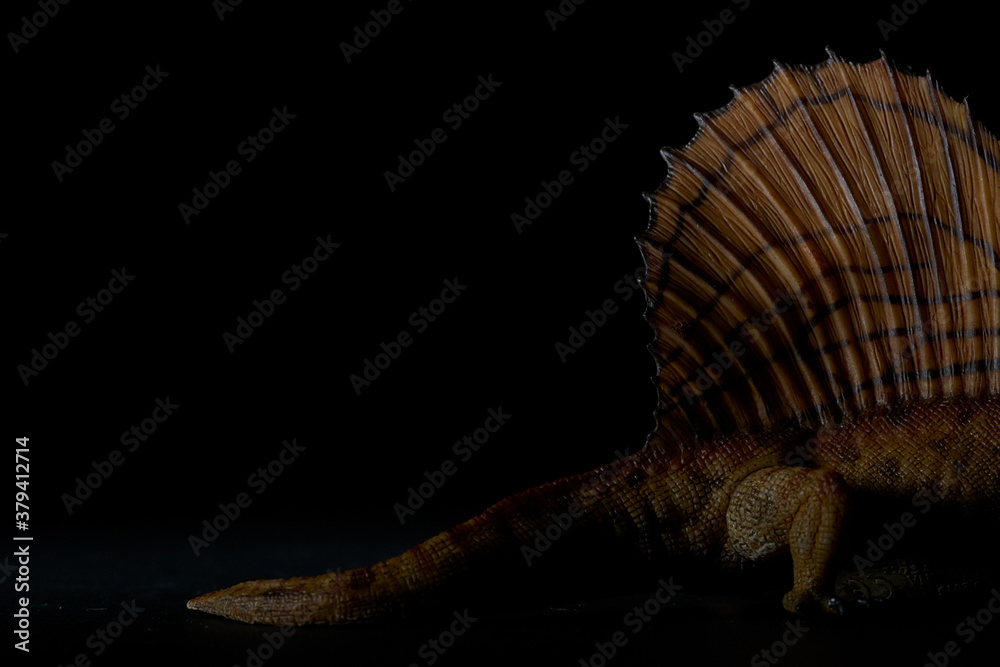 Détails de dinosaure dans la pénombre Détails de dinosaure dans la pénombre