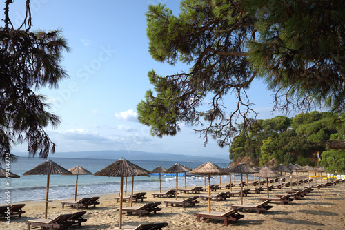 Fototapeta Naklejka Na Ścianę i Meble -  Greece, Skiathos island, the famous beach Koukounaries