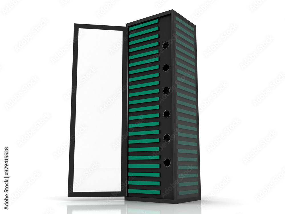 3d rendering Database storage data base 3d rendering Database storage data base