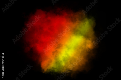 Abstract gradient smoke nebula background © CreatifyStudio