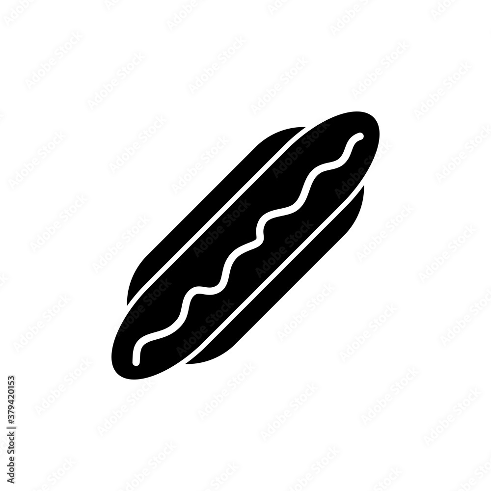 Hot Dog Icon Design Vector Template Illustration Hot Dog Icon Design Vector Template Illustration