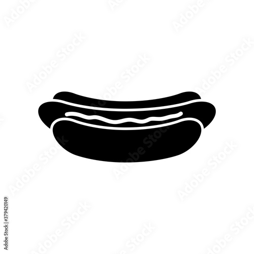 Hot Dog Icon Design Vector Template Illustration