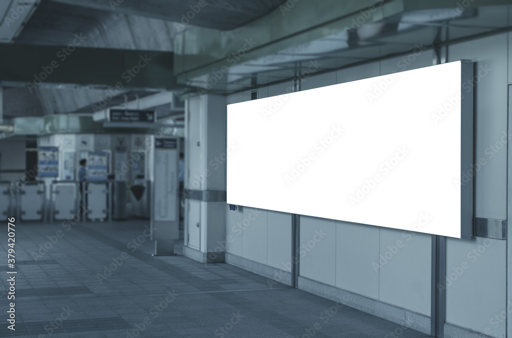 blank billboard design for display announcement and advertising indoor transport station hall in city. blank billboard design for display announcement and advertising indoor transport station hall in city.