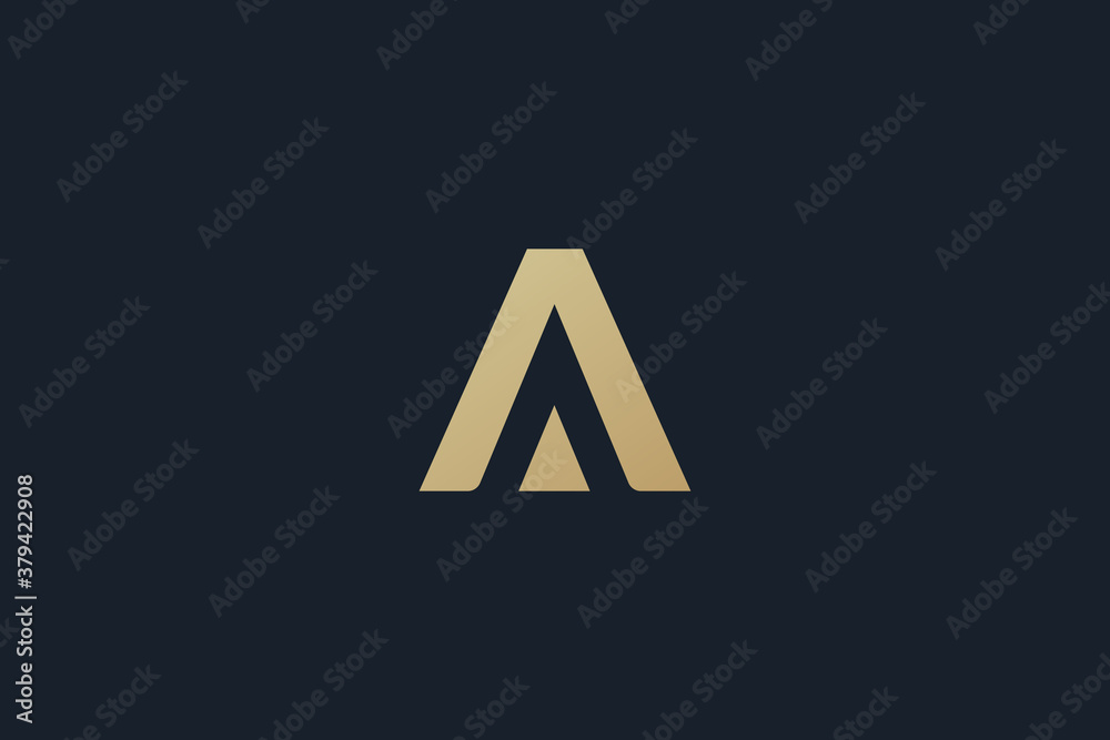 Unique modern minimalist creative letter A logo design. Vector icon template. Unique modern minimalist creative letter A logo design. Vector icon template.