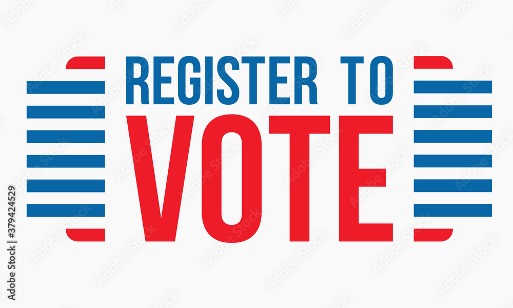 Register to vote, US presidental election