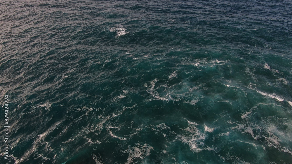 mighty atlantic ocean showing its power