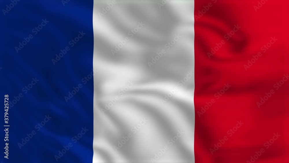 Flag of France - Waving Flag Animation Flag of France - Waving Flag Animation