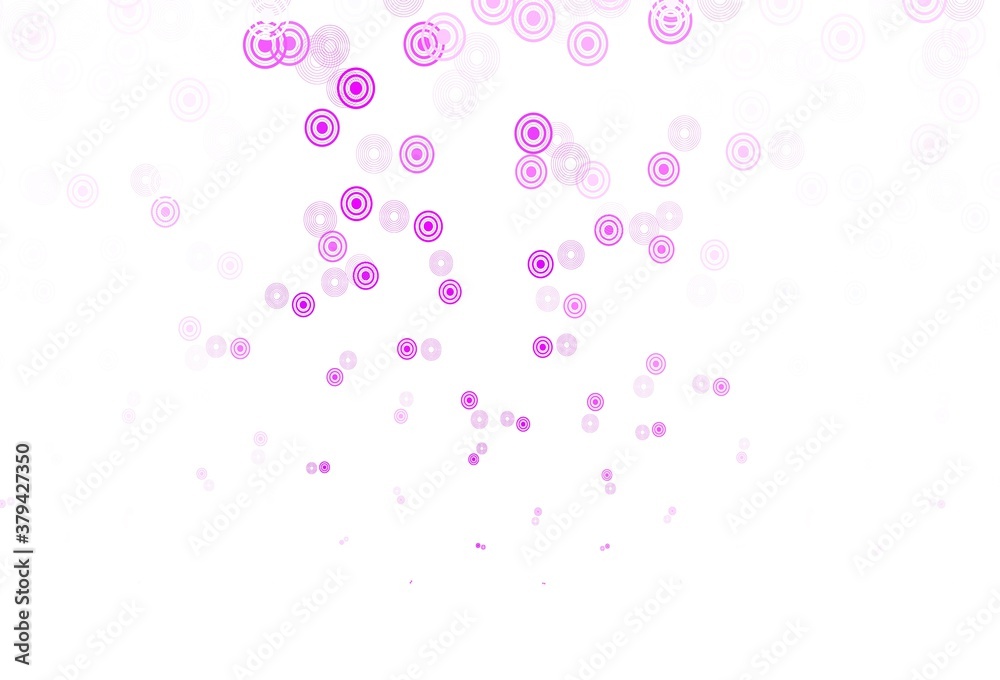 Light Purple vector backdrop with dots.