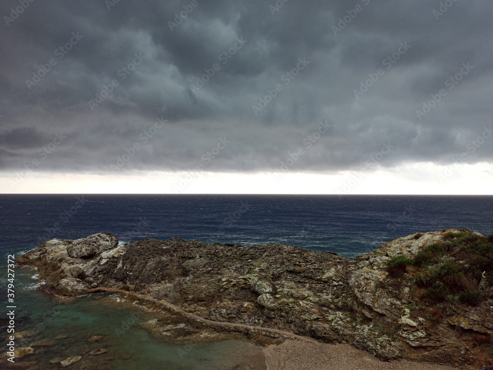 Costa e spiaggia di Capo D'Arco, Isola D'Elba.