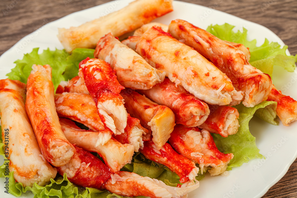 Natural luxury crab meat fillet Natural luxury crab meat fillet
