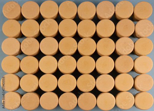 Obraz na płótnie Background of wine corks suitable for inserting lettering w salonie
