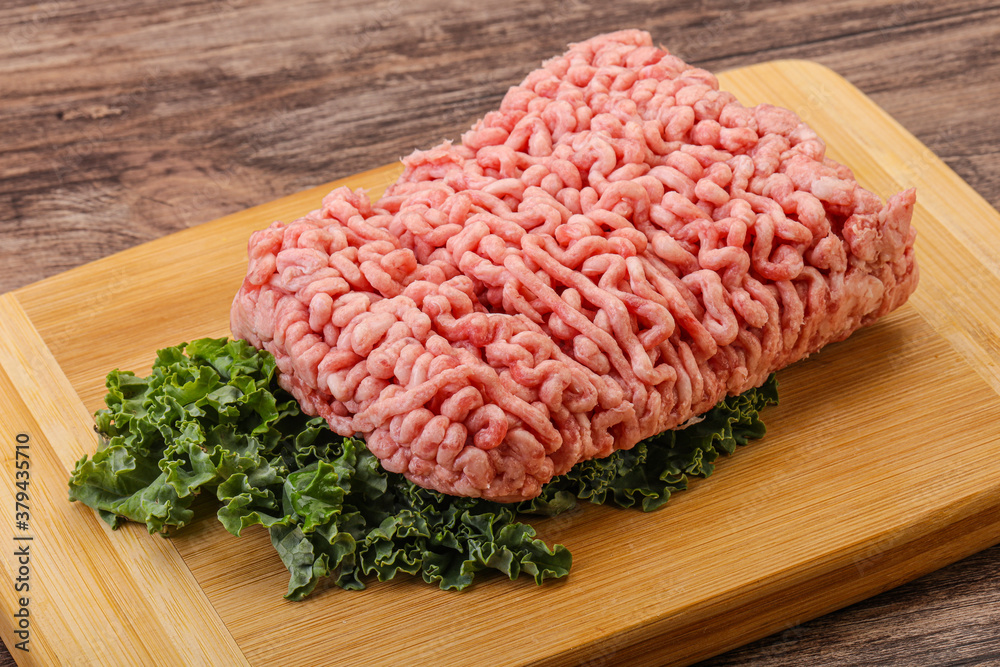 Raw pork minced meat for cooking Raw pork minced meat for cooking