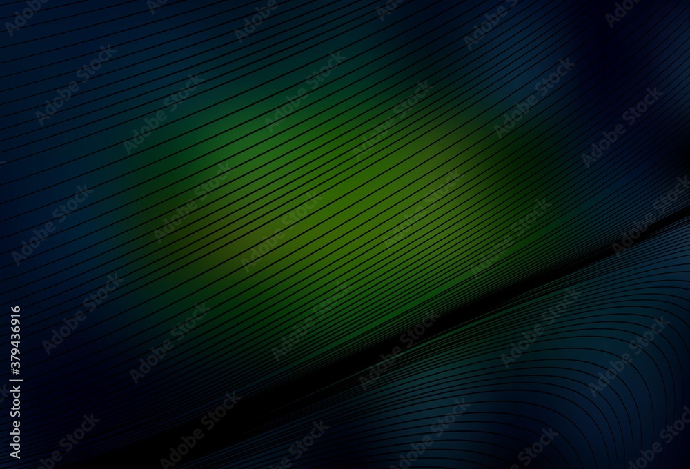 Dark Green, Yellow vector texture with wry lines. Dark Green, Yellow vector texture with wry lines.